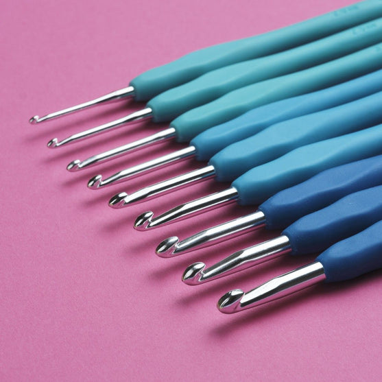 

Easy Touch virknålsset - Lagoon - 9 storlekar - Hobbii
4