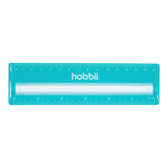 Linjal med förstoringsglas - Hobbii