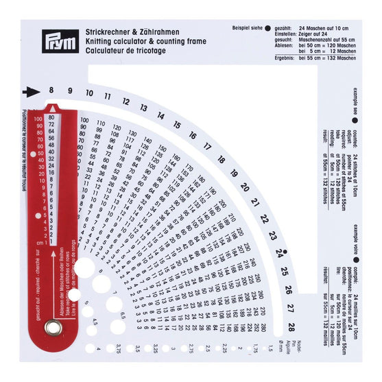 

Stickräknare/stick-kalkylator - Prym
1