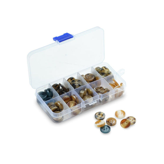 

Knappar i låda – bruna - Hobbii
1