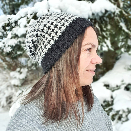 Houndstooth Harmony - Mössa