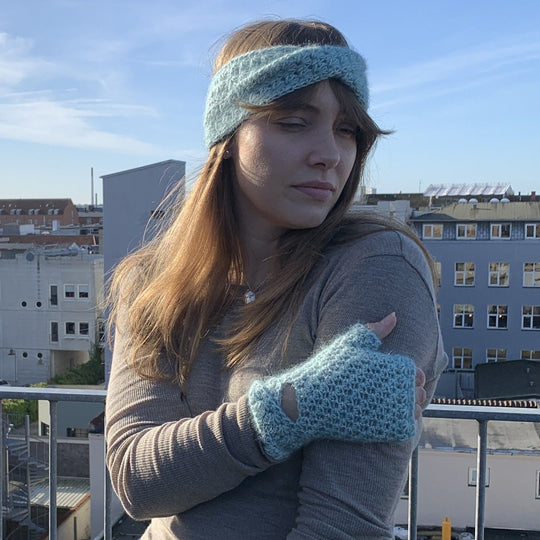 Soft Twist – Pannband och tumvantar