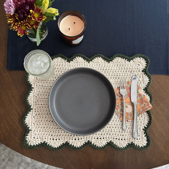 

Scallops – Rektangulär Bordstablett
1