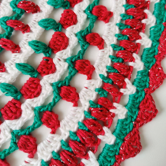 

Holly Jolly Christmas Doily - Mandala/Duk
4