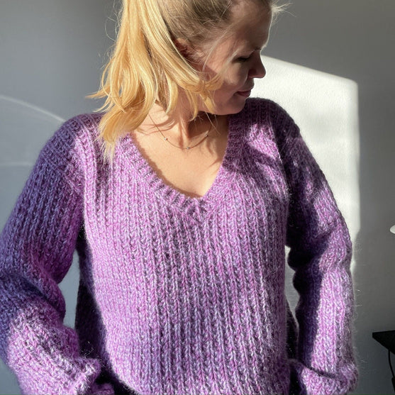 

Easy Evening Sweater - V-ringning
1