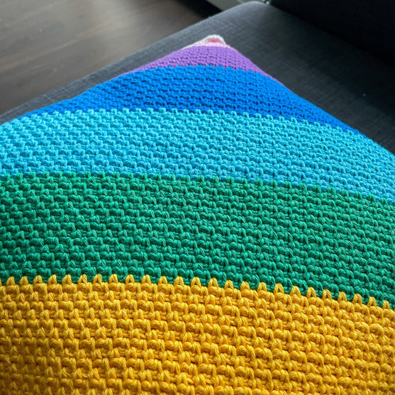

Woven Rainbow Pillow
5