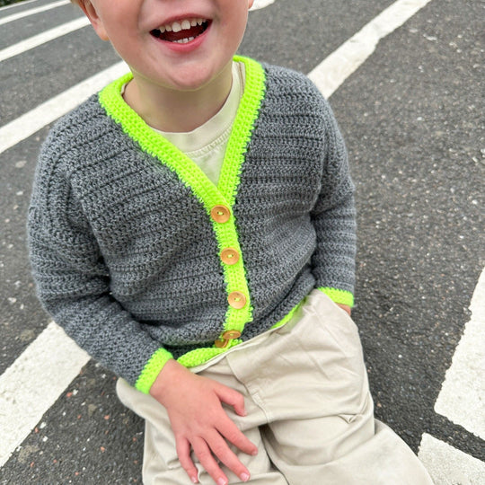 Contrast Cardi - Barnkofta