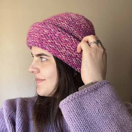 Ultra Easy Garter Stitch Beanie - Mössa