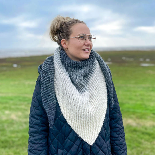 In-Lines Alpaca - Shawl