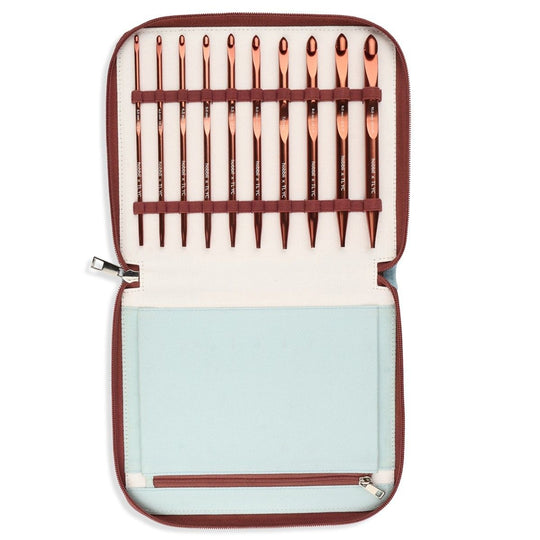 Utbytbart set med afghanska/tunisiska virknålar - Hobbii X TL Yarn Crafts