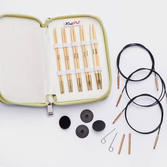 Bambu startset med utbytbara ändstickor - KnitPro