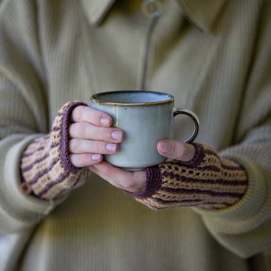 

2.a söndagen i advent - Virkning - Kaleidoskope - Fingerlösa vantar
1