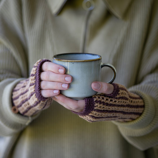 2.a söndagen i advent - Virkning - Kaleidoskope - Fingerlösa vantar