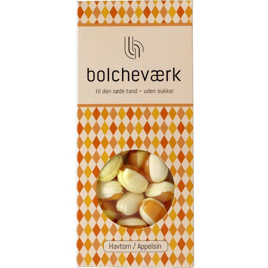 Sea buckthorn &amp; Orange – Sugar-free hard candies - Bolcheværk
