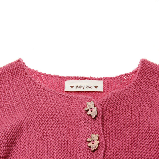 

10 Labels - Made by Farmor - 5 cm - Sandfärgad - Go Handmade
7
