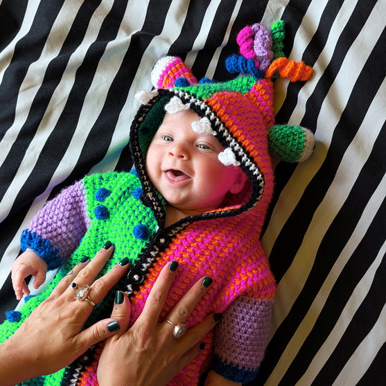 

Monster Romper - Halloween-overall
7