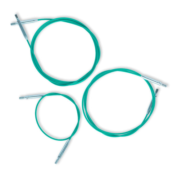 

Swivel Kabel - Teal - KnitPro
1