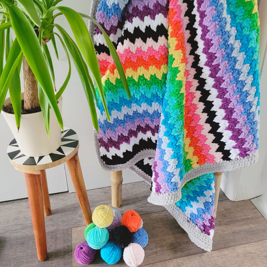 The Rainbow Cuddle Blanket - Filt