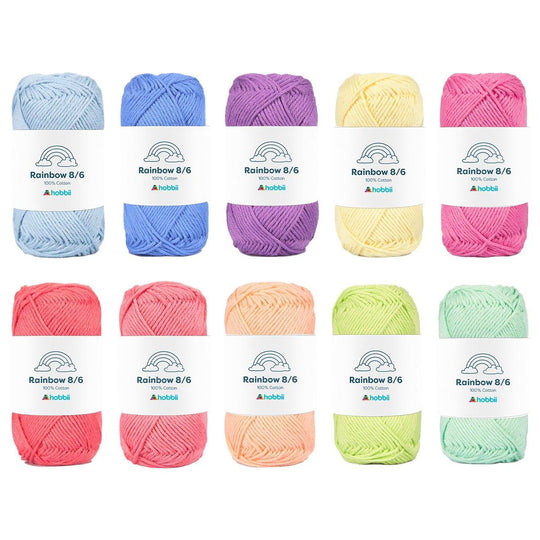 Rainbow Cotton 8/6 Color Pack - Hobbii