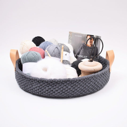 Ribbon Pysselbricka med Läderbotten