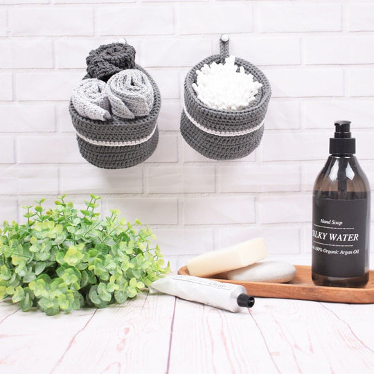 Små hängande korgar - Cotton