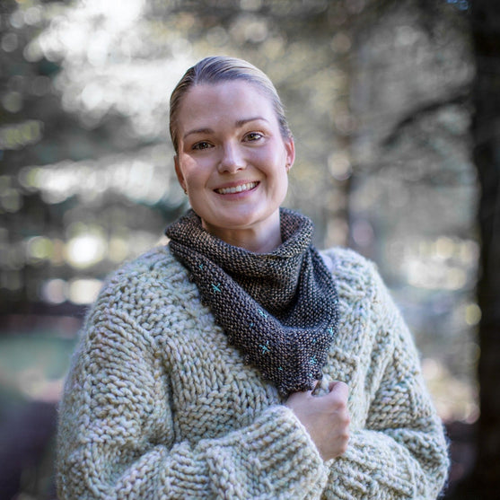 

4.e söndagen i advent - Stickning - Snowflake - Sjal
6