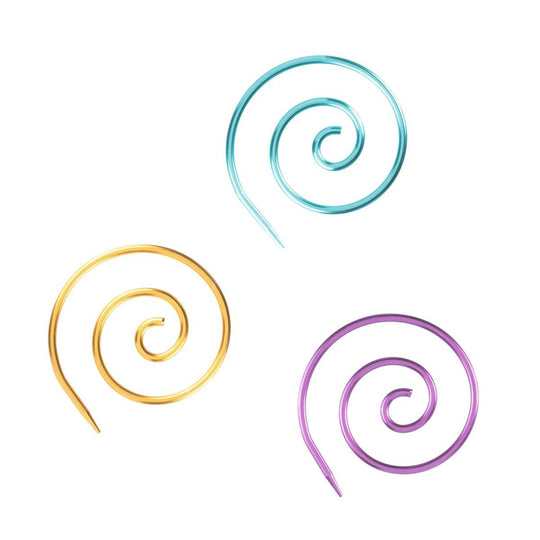 Flätstickor / Hjälpstickor - Spiral - Hobbii