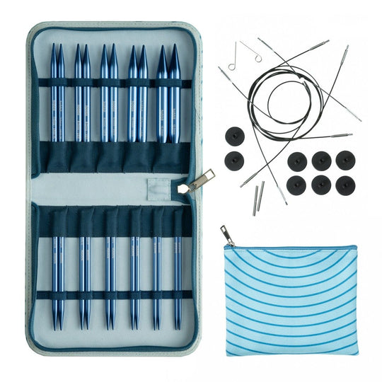 Stellar Set med utbytbara ändstickor Deluxe - Safir - Hobbii