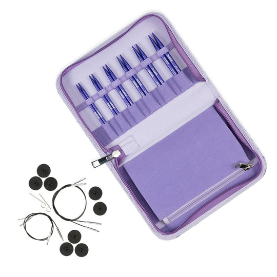 Stellar Set med korta utbytbara ändstickor Essential - Amethyst - Hobbii