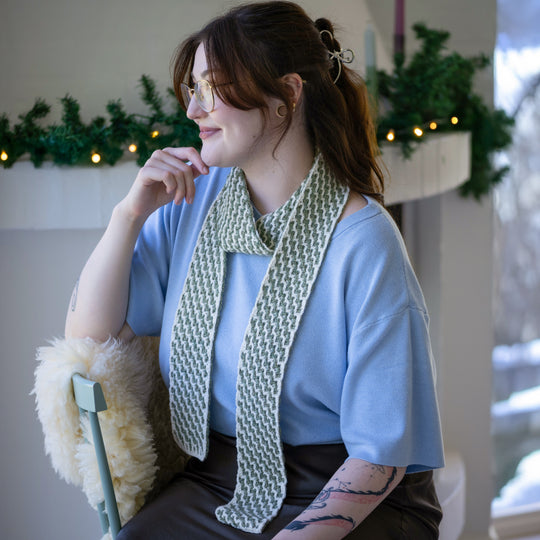 1.a söndagen i advent - Virkning - Steppingstone - Scarf