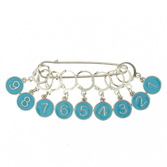 Maskmarkörer med siffror och sjalsnål - Hobbii