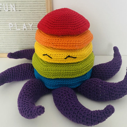 Octopus - Stapelleksak