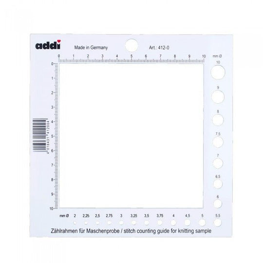 Stickfasthetsmätare med stickmått - addi