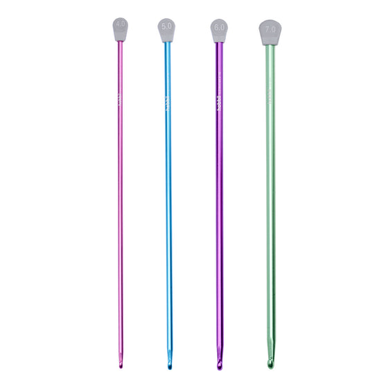 

Set med tunisiska virknålar i aluminium - 27 cm - Hobbii
1