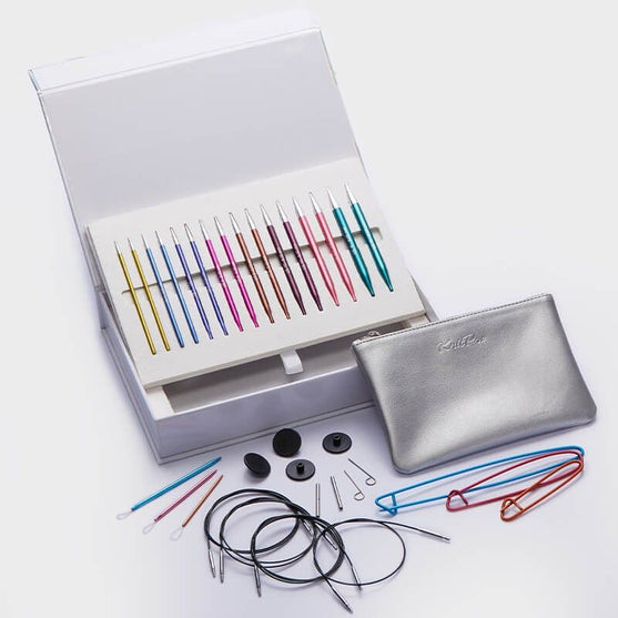 

Set med utbytbara ändstickor från Zing - Melodies of Life - KnitPro
1